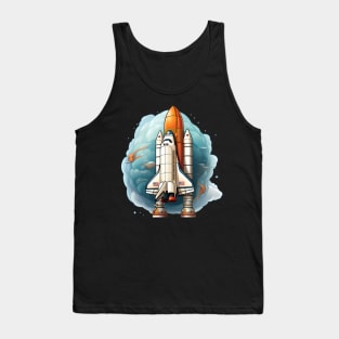 AI Designed Rocketship Tank Top